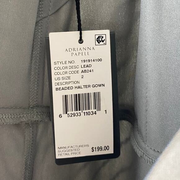 NWT BHLDN ADRIANNA PAPELL DRESS GOWN 2 BRIDESMAID FORMAL EVENING WEDDING GUEST - Picture 5 of 15